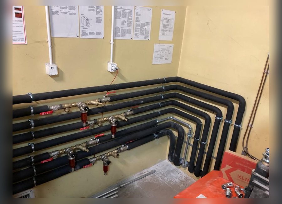 Instalacja rurowa pompy ciepła