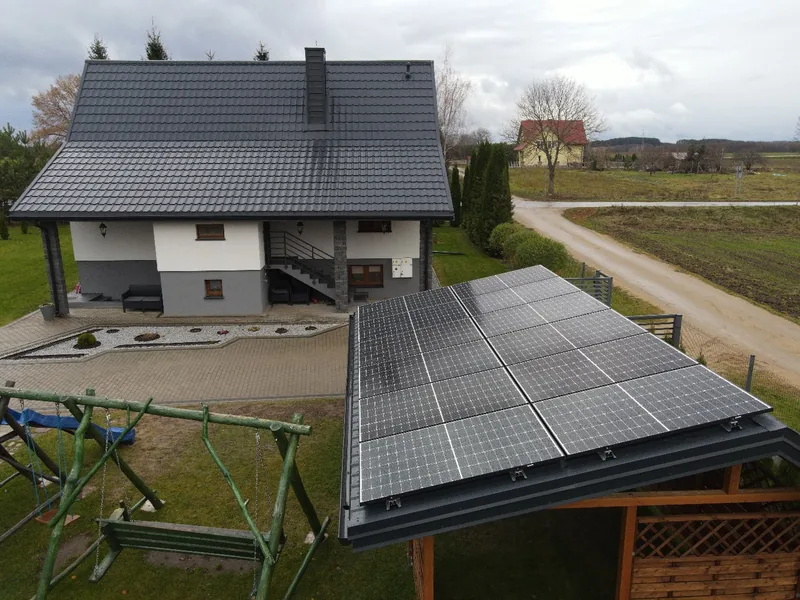 Fotowoltaika — dach skośny